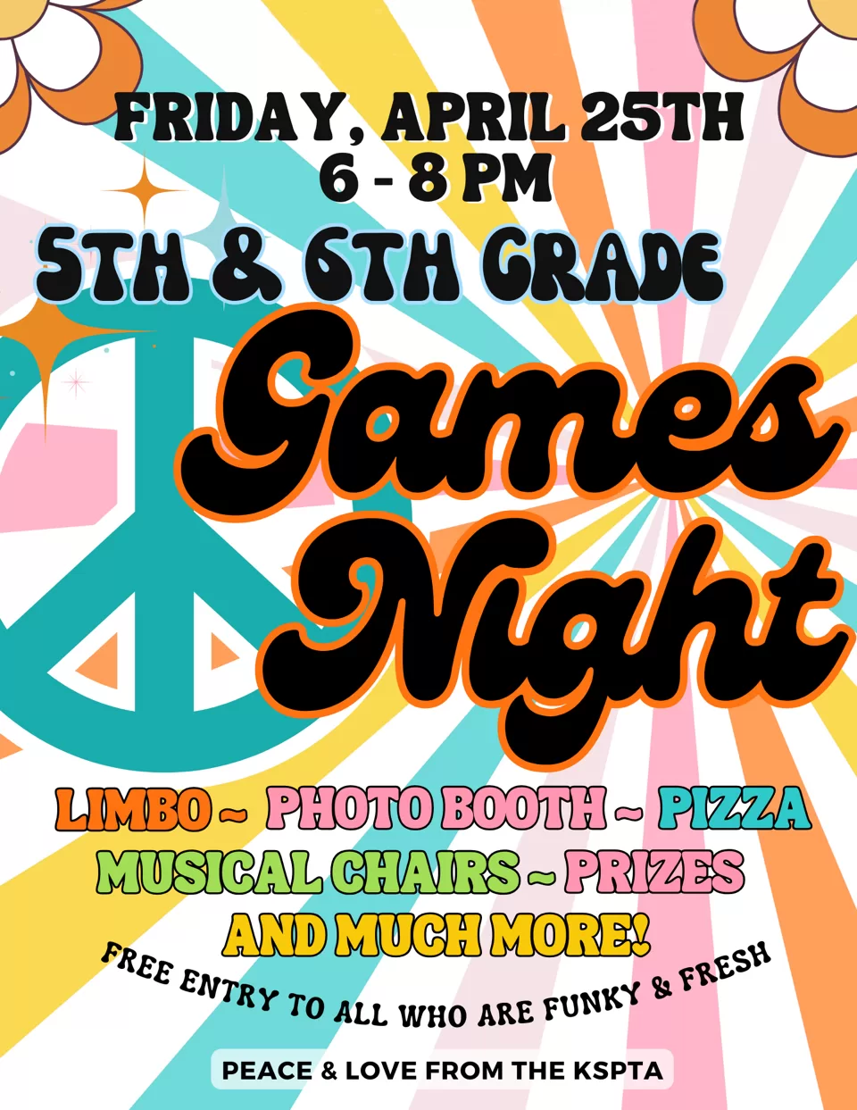 5th & 6th Grade Games Night